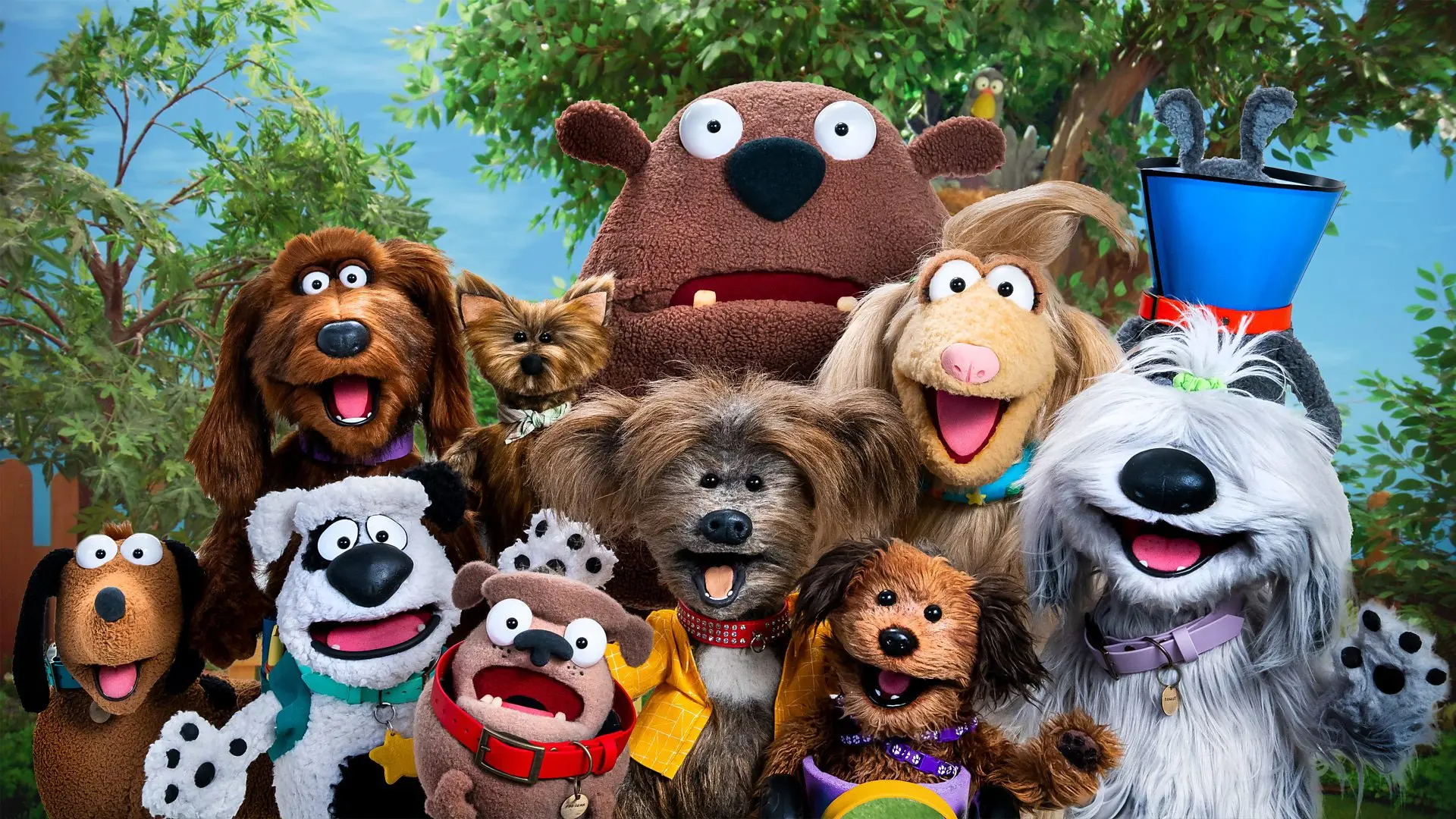 Dodge's Pup School backdrop