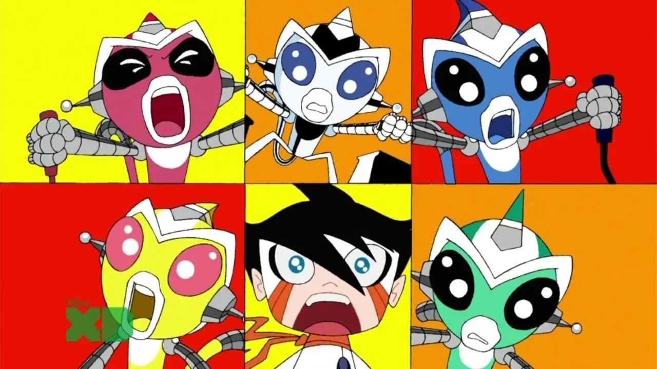 Super Robot Monkey Team Hyperforce Go! backdrop