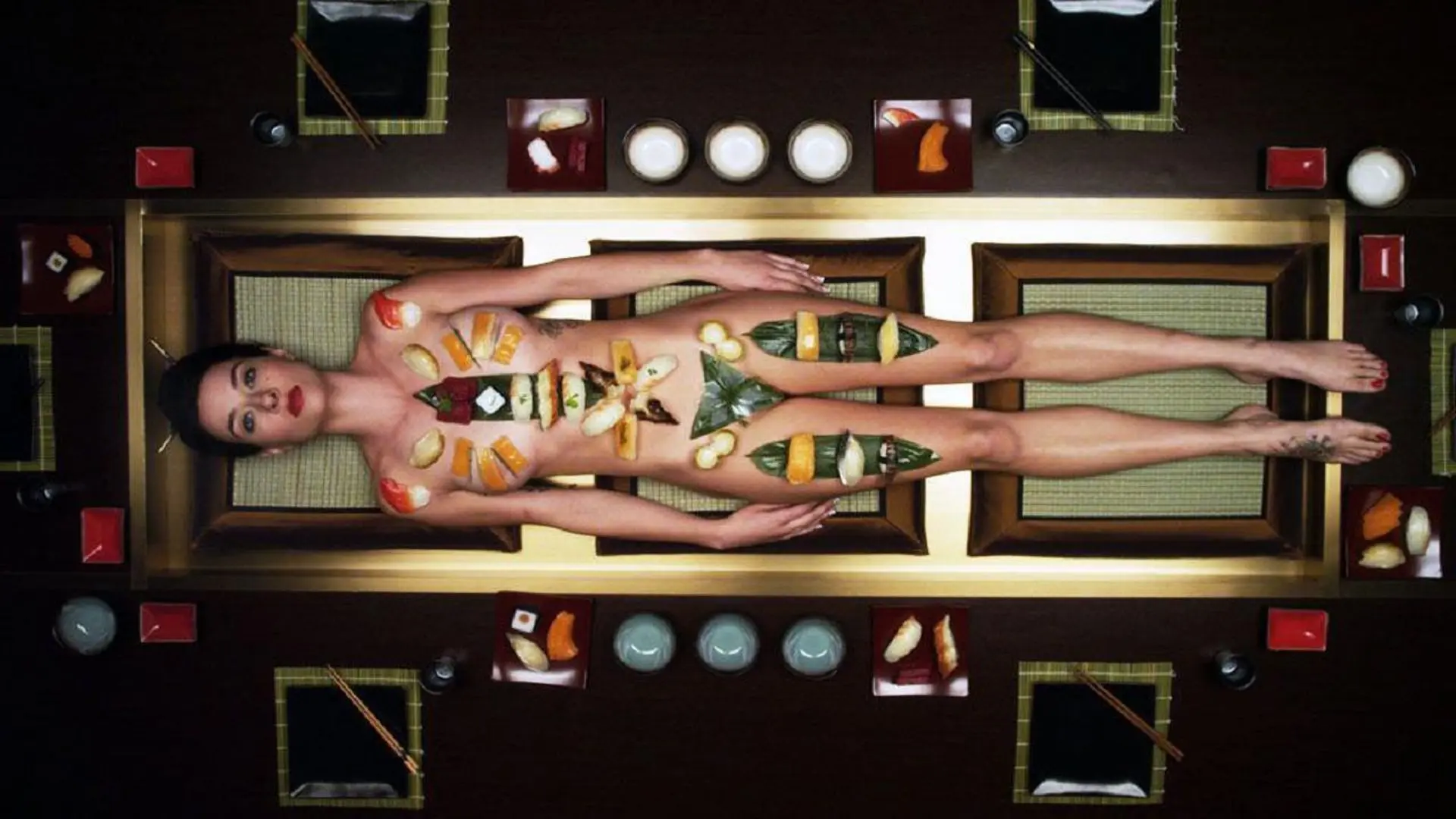 Sushi Girl backdrop