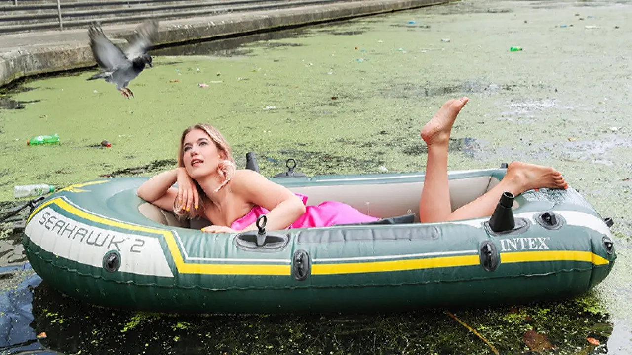 Olga Koch: Just Friends backdrop