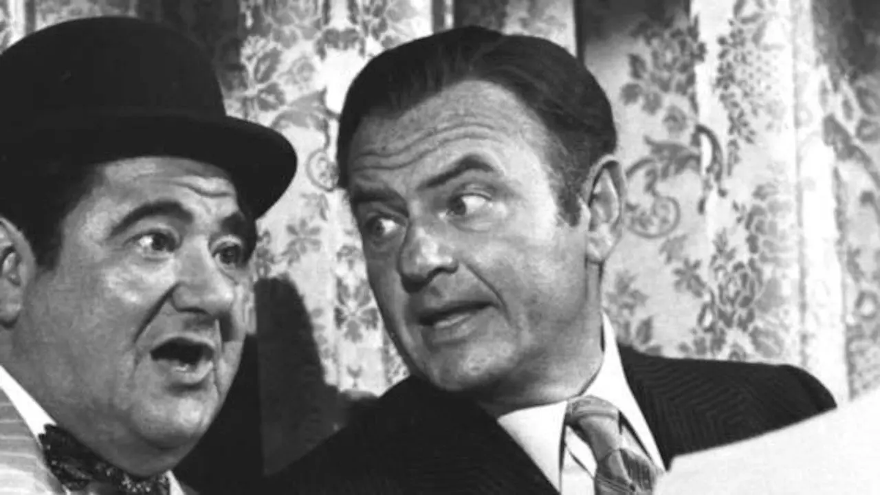 Bud and Lou backdrop