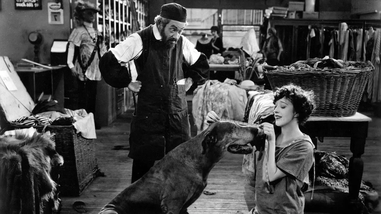 The Extra Girl backdrop