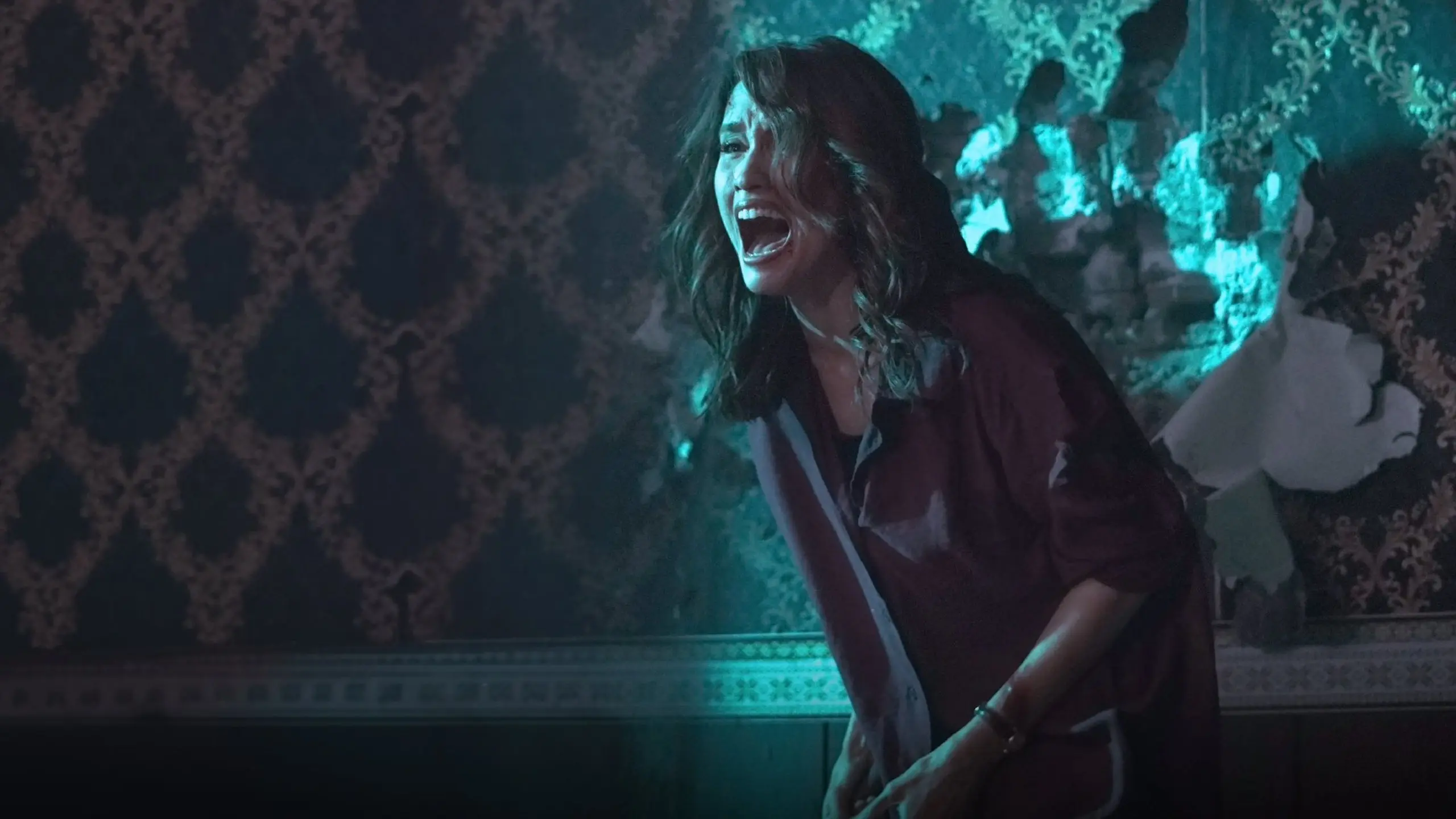 The Haunted Apartment: "Miss K" backdrop