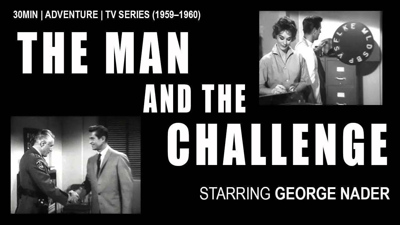 The Man and the Challenge backdrop