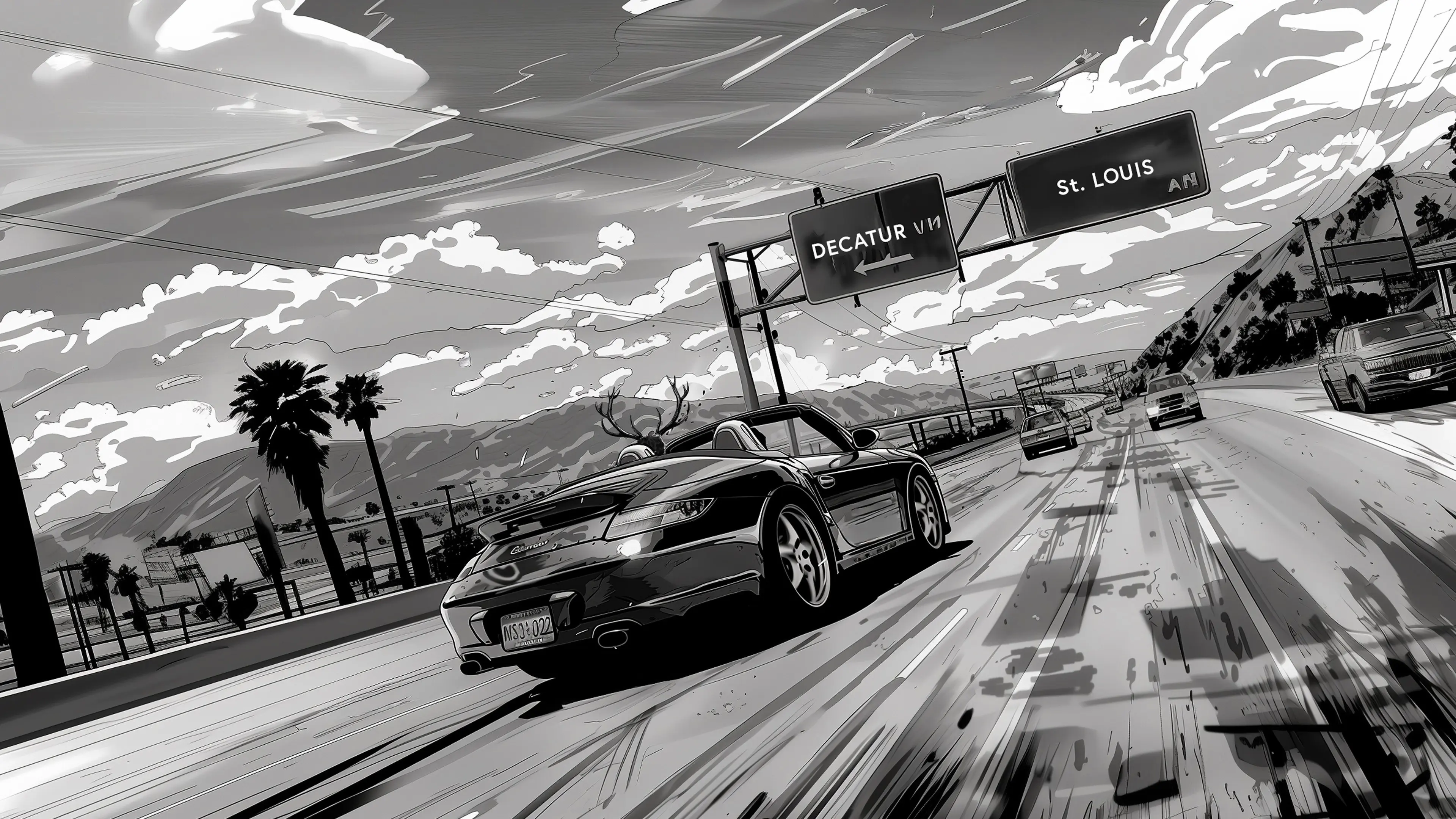 The Horned Men backdrop