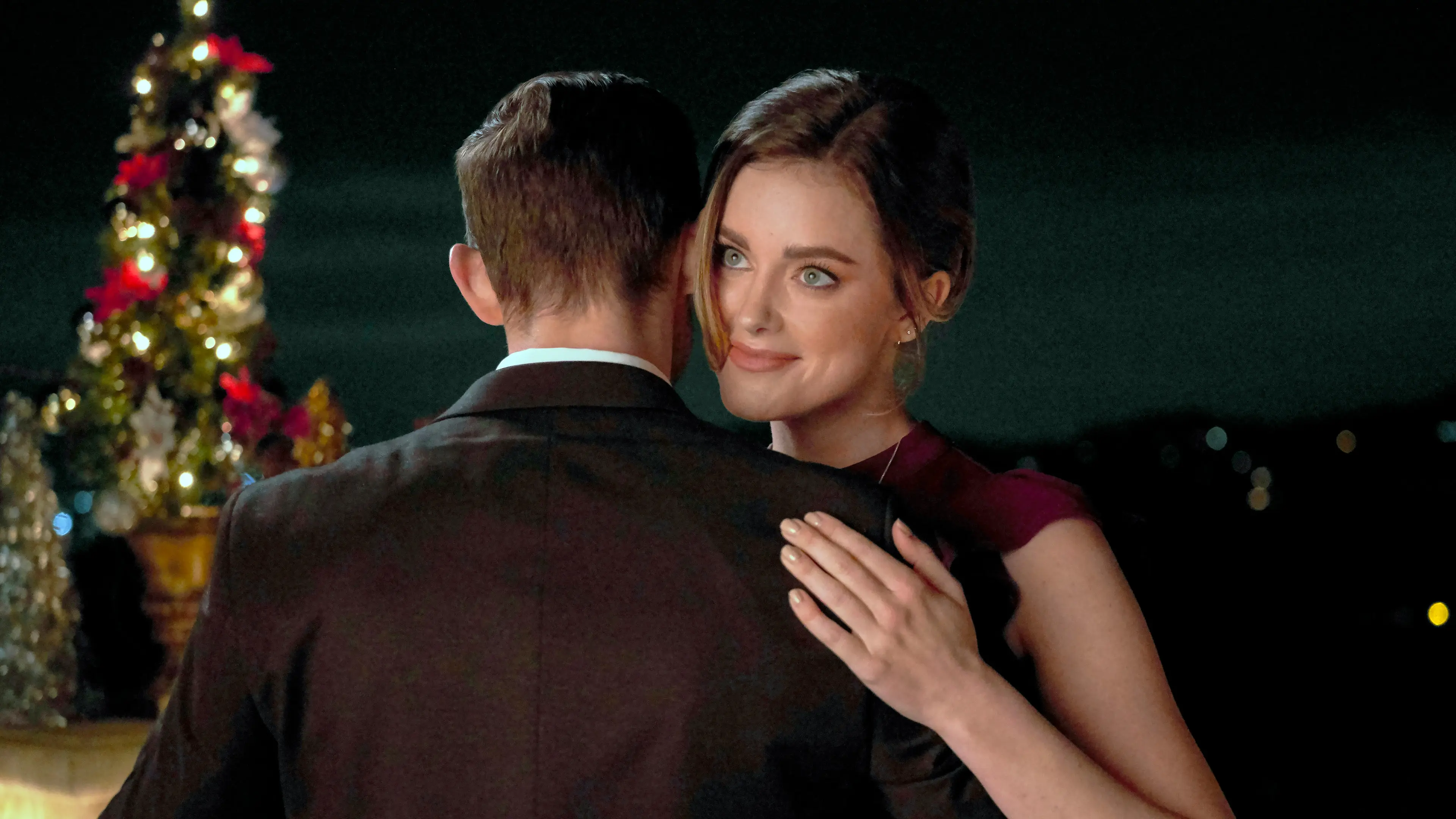 A Merry Christmas Match backdrop