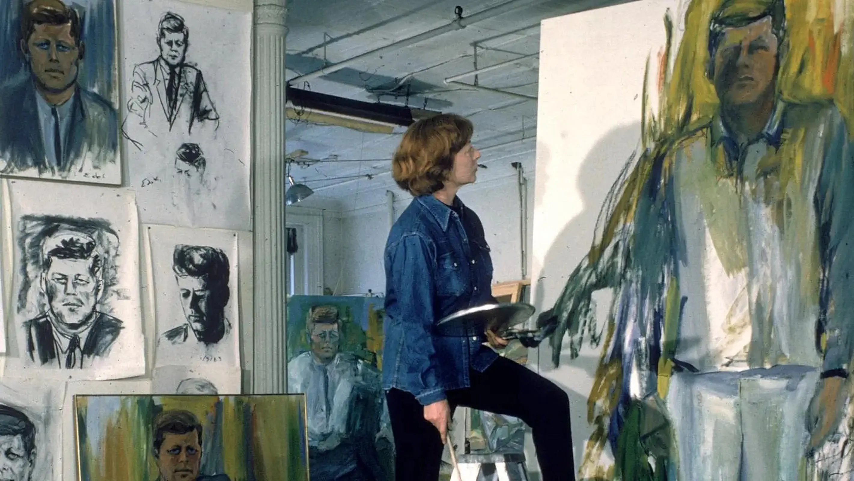 Picturing the Presidents backdrop