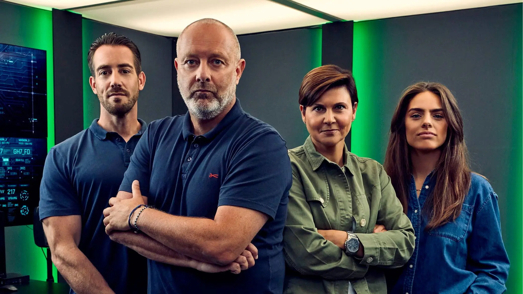 Online criminelen ontmaskerd backdrop