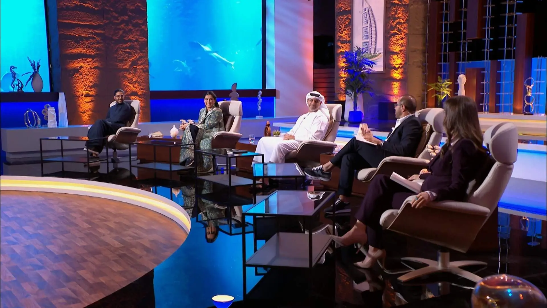 Shark Tank backdrop