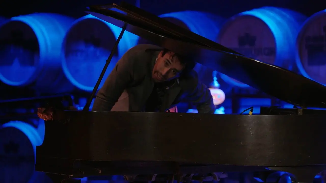 Slouching Towards Branson backdrop