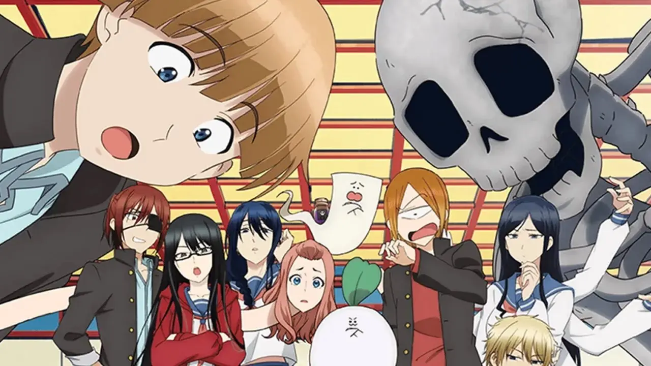 A Terrified Teacher at Ghoul School! backdrop