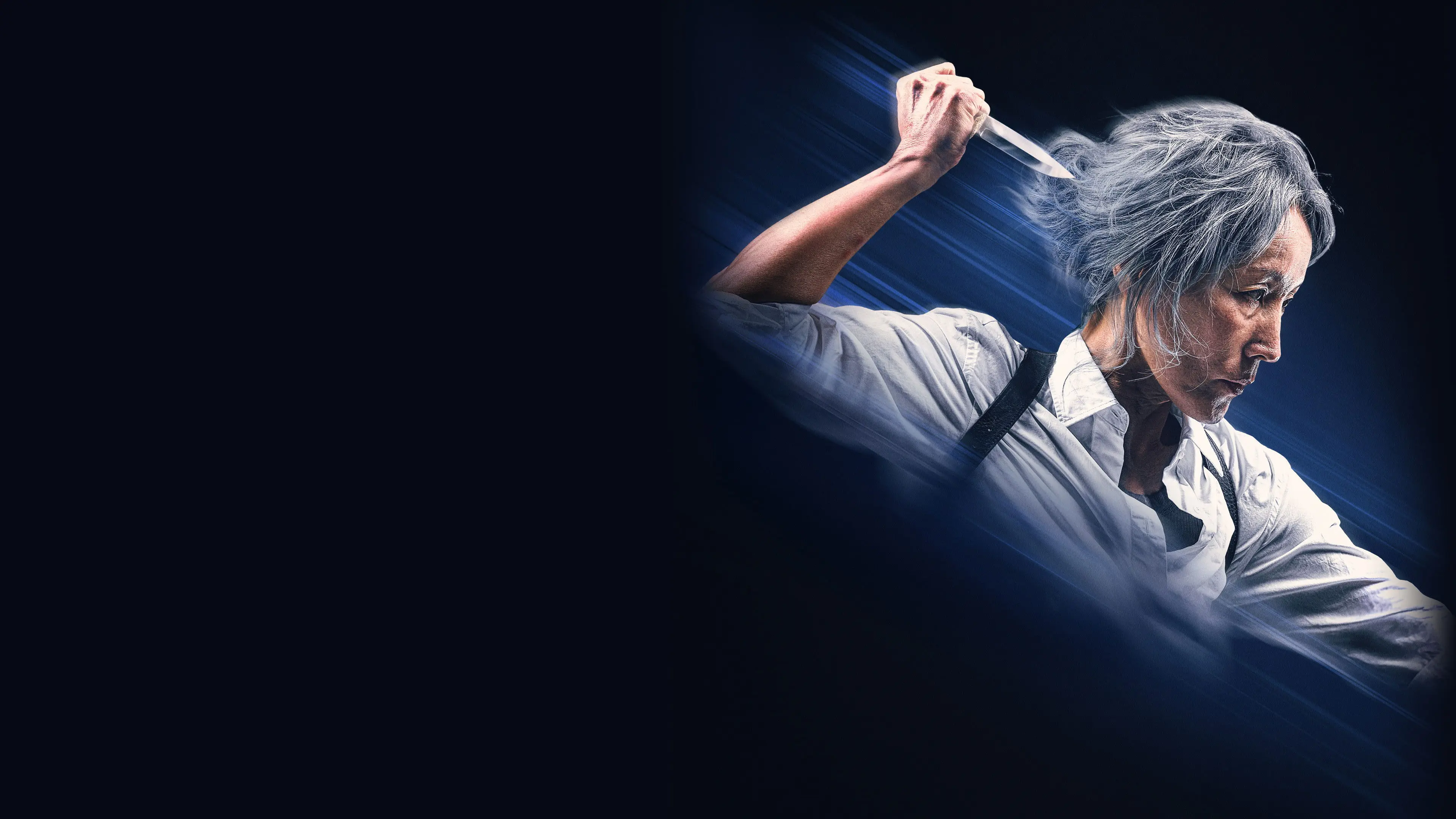 The Old Woman with the Knife backdrop