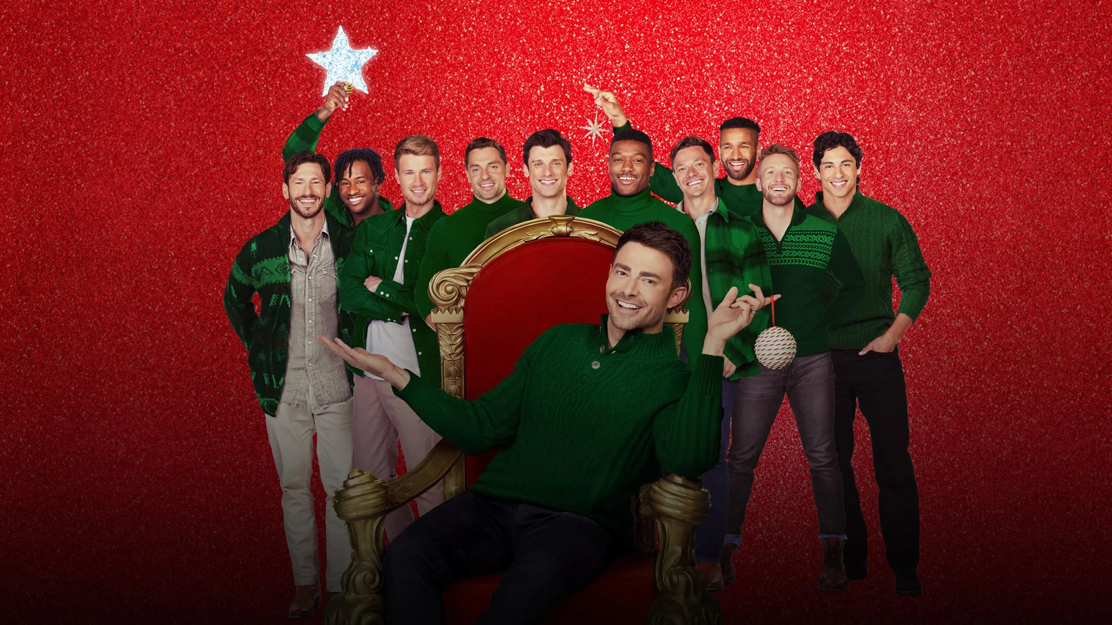 Finding Mr. Christmas backdrop