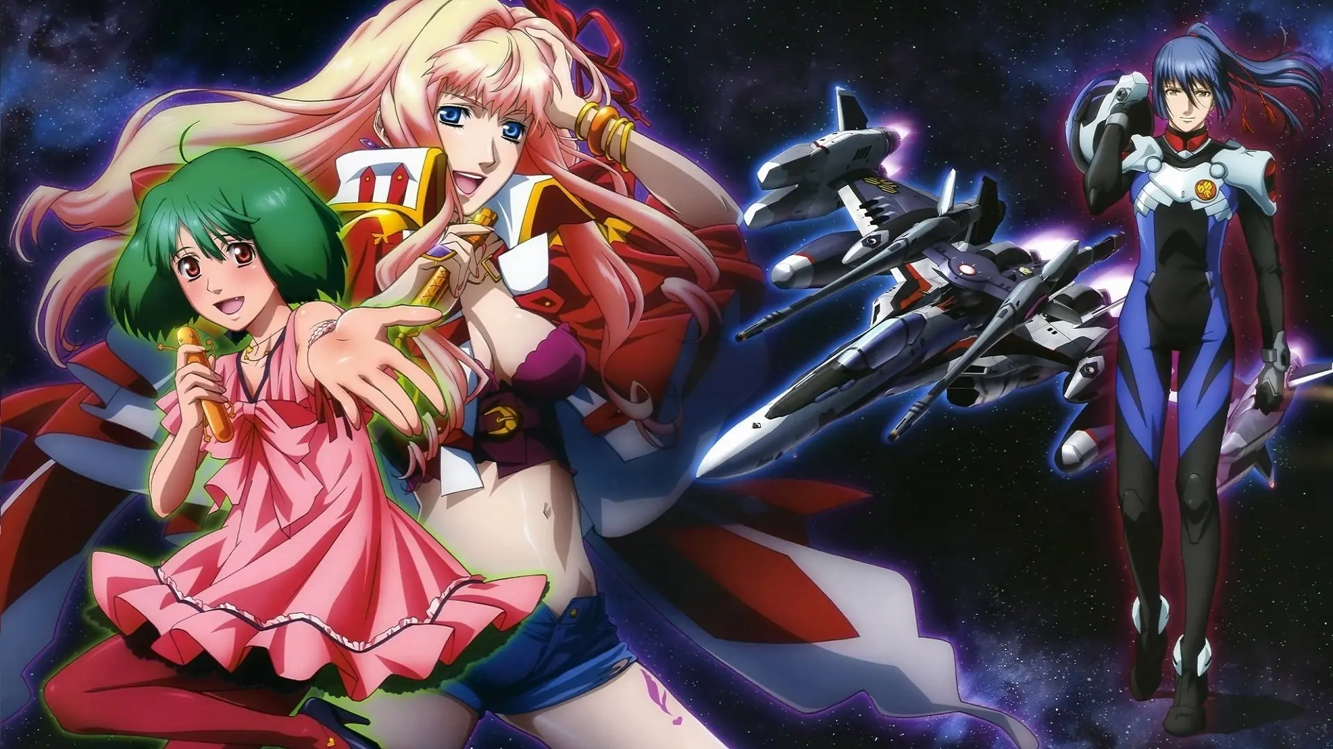 Macross Frontier backdrop