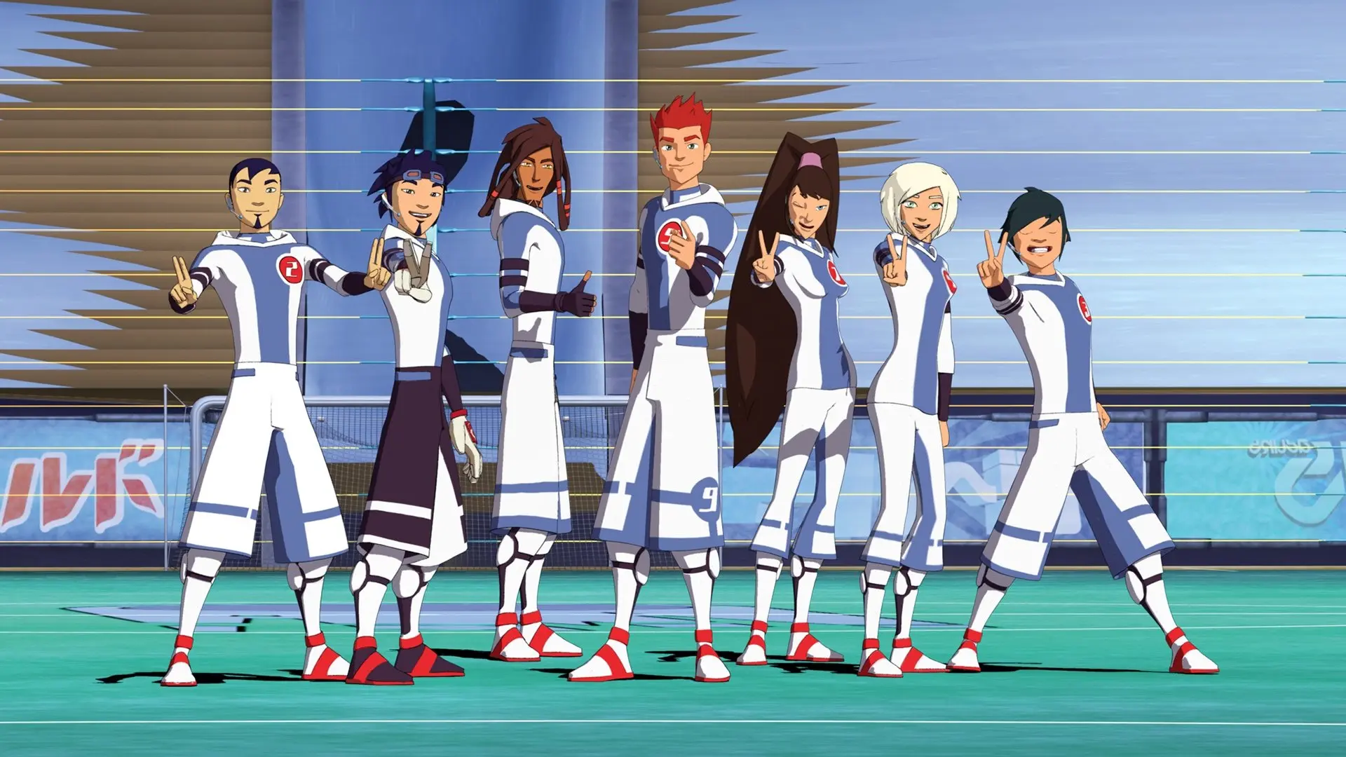 Galactik Football backdrop
