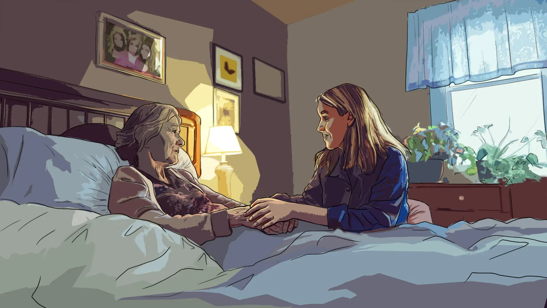 Behind the Looking Glass backdrop