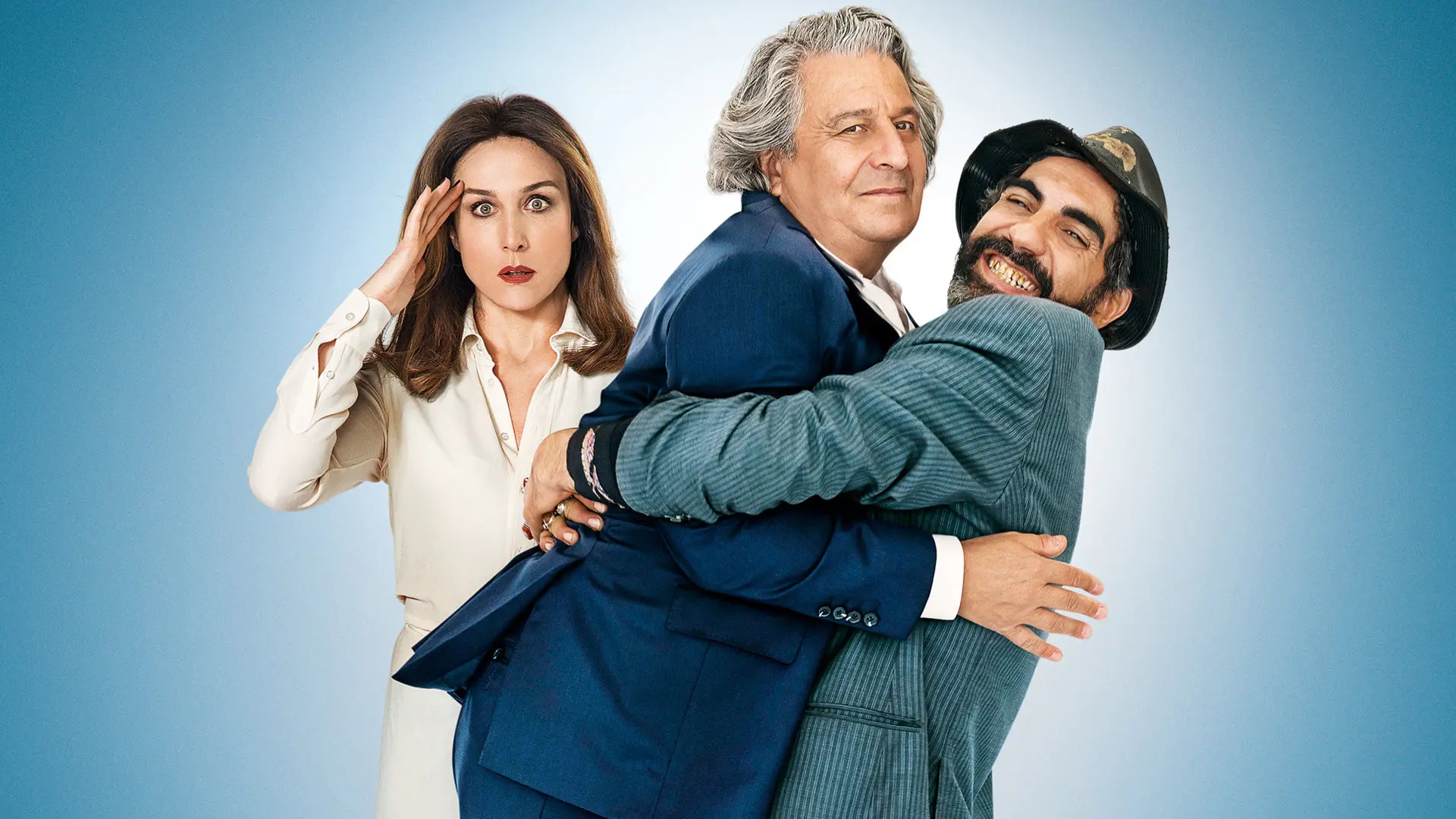 With Open Arms backdrop