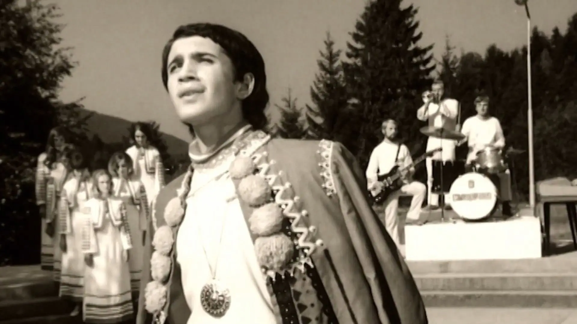 Mustache Funk backdrop