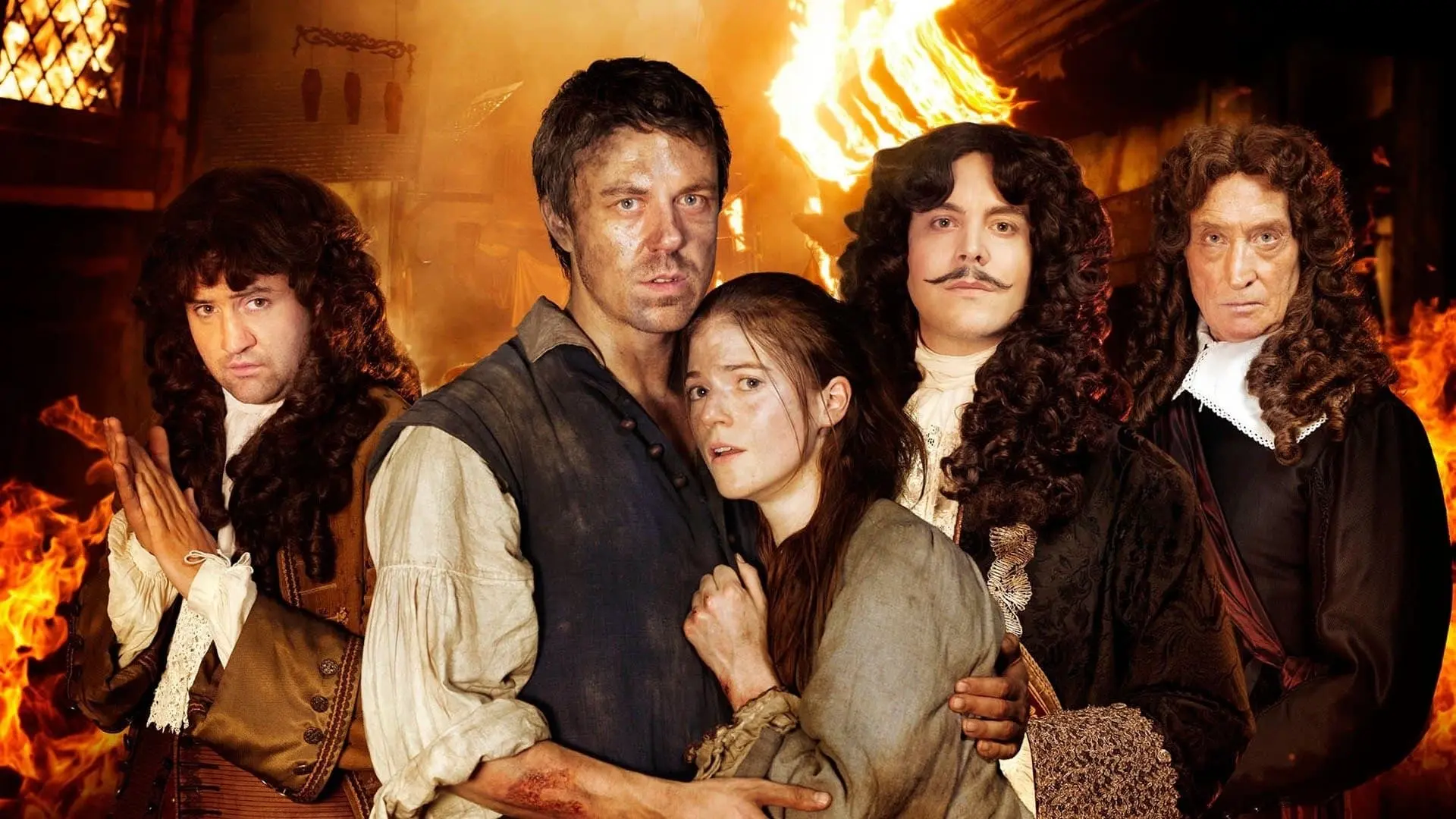 The Great Fire backdrop