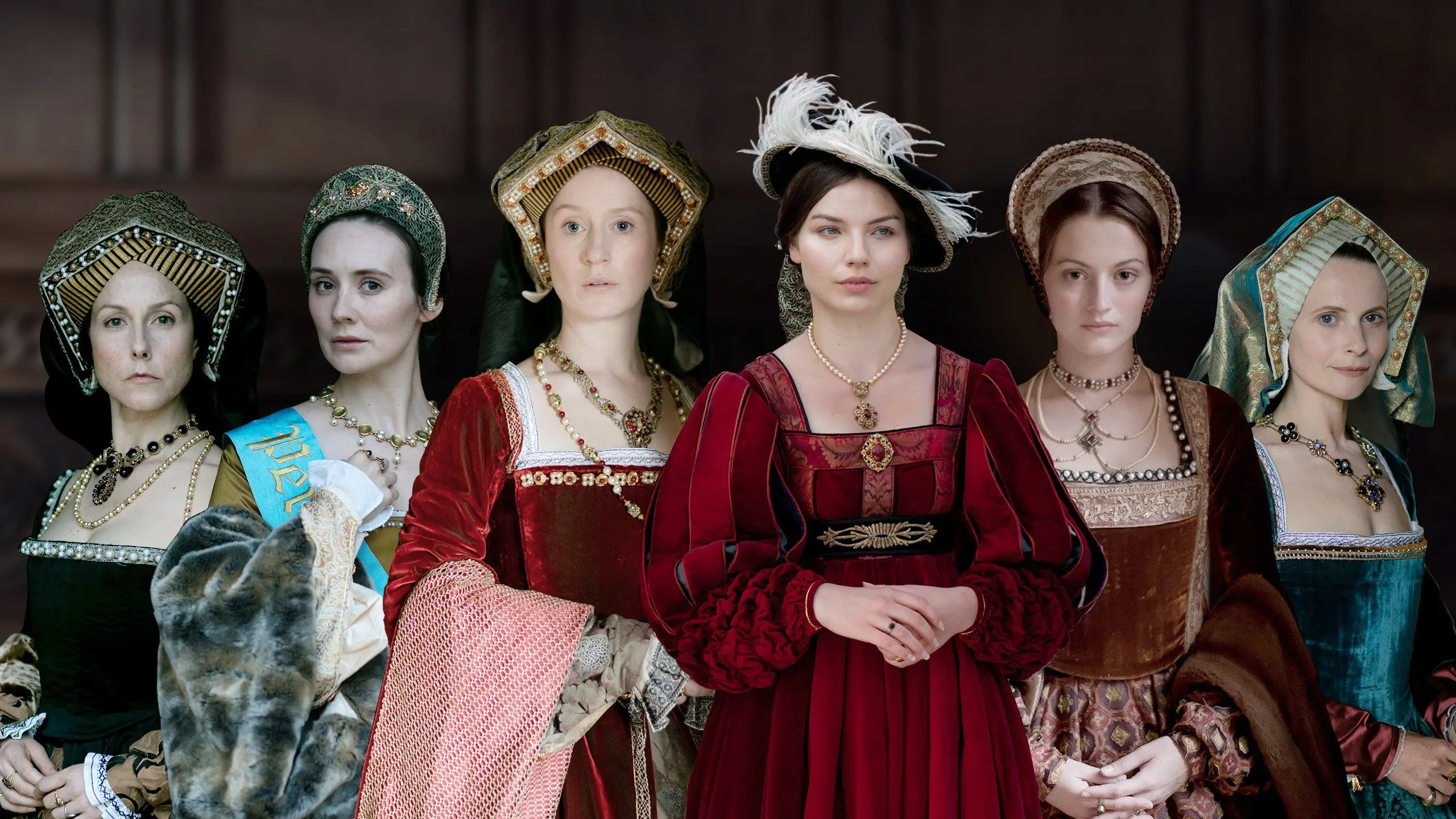 Six Wives with Lucy Worsley backdrop