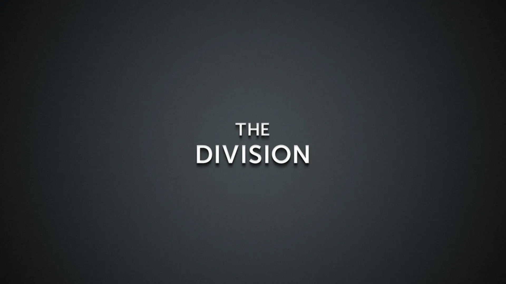 The Division backdrop