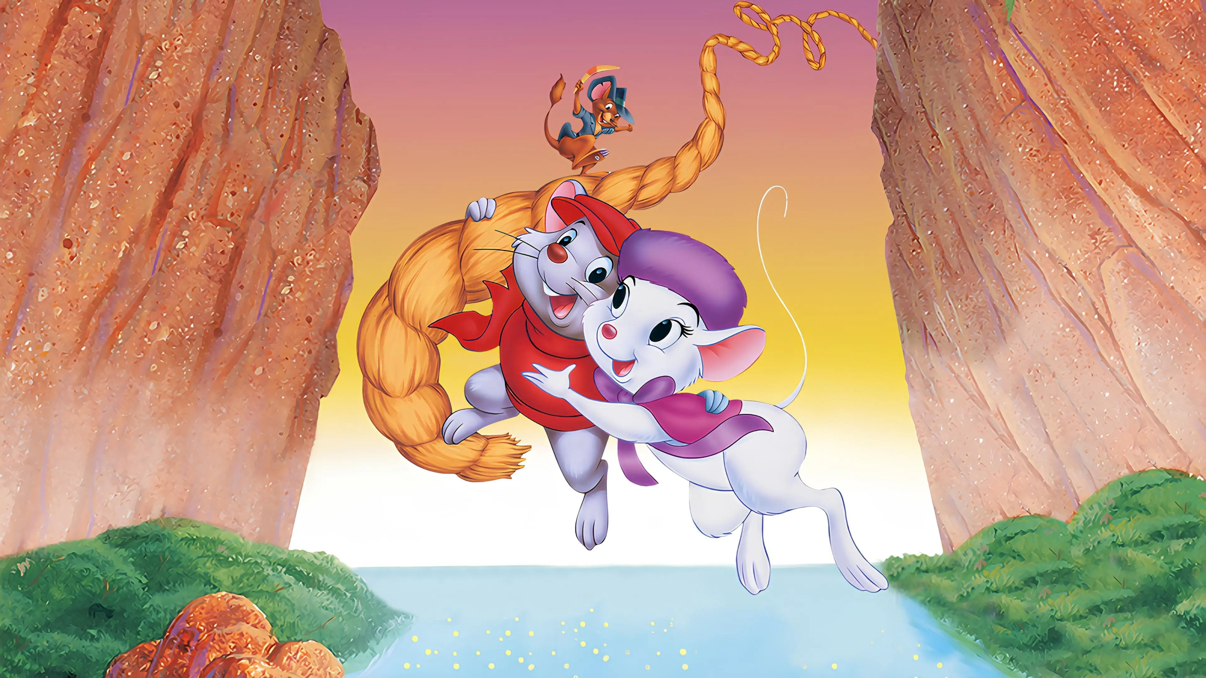 The Rescuers Down Under backdrop