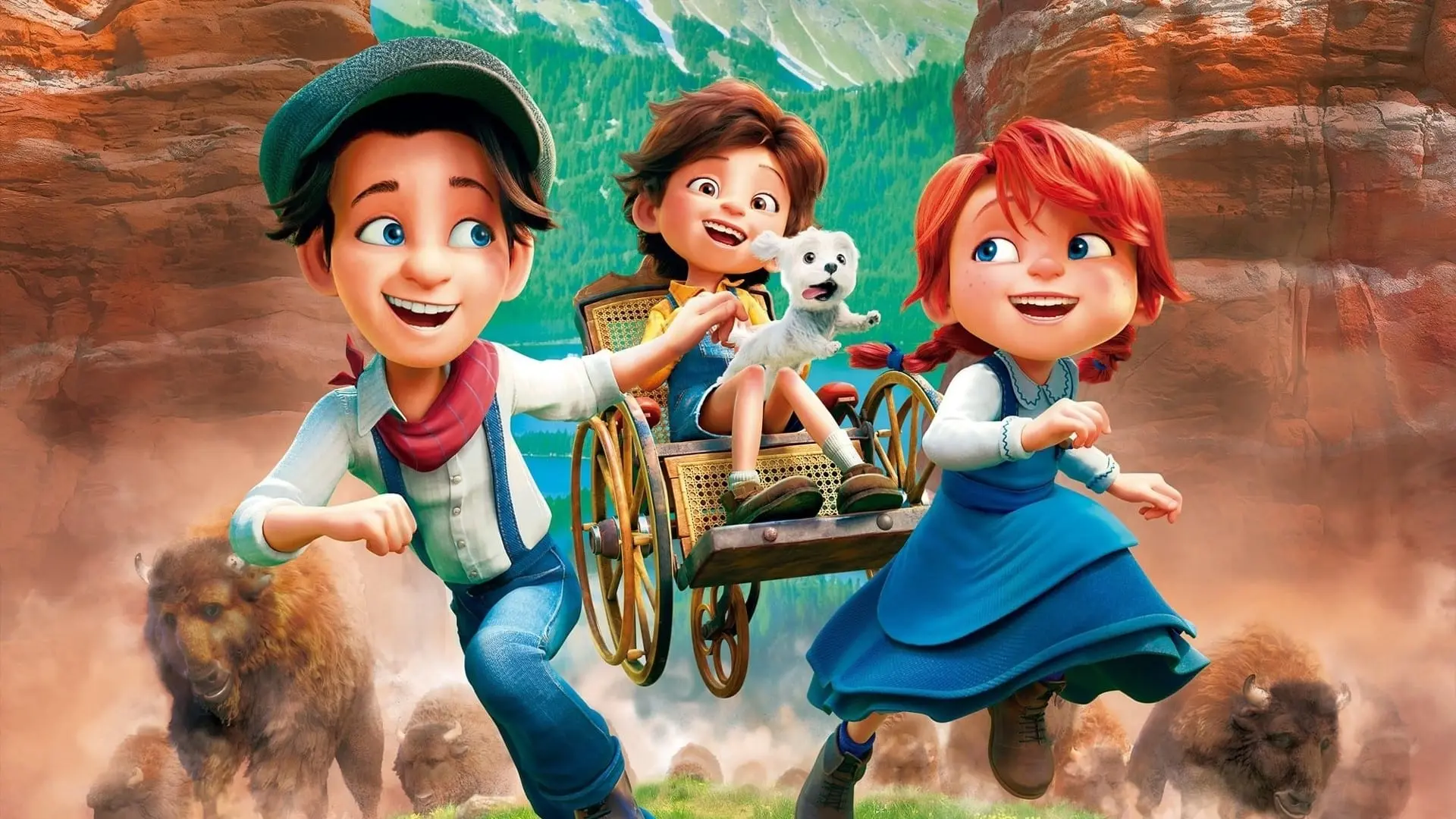 Buffalo Kids backdrop