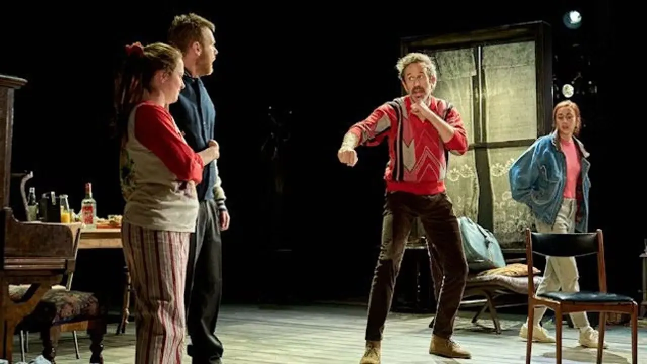 National Theatre Live: The Brightening Air backdrop