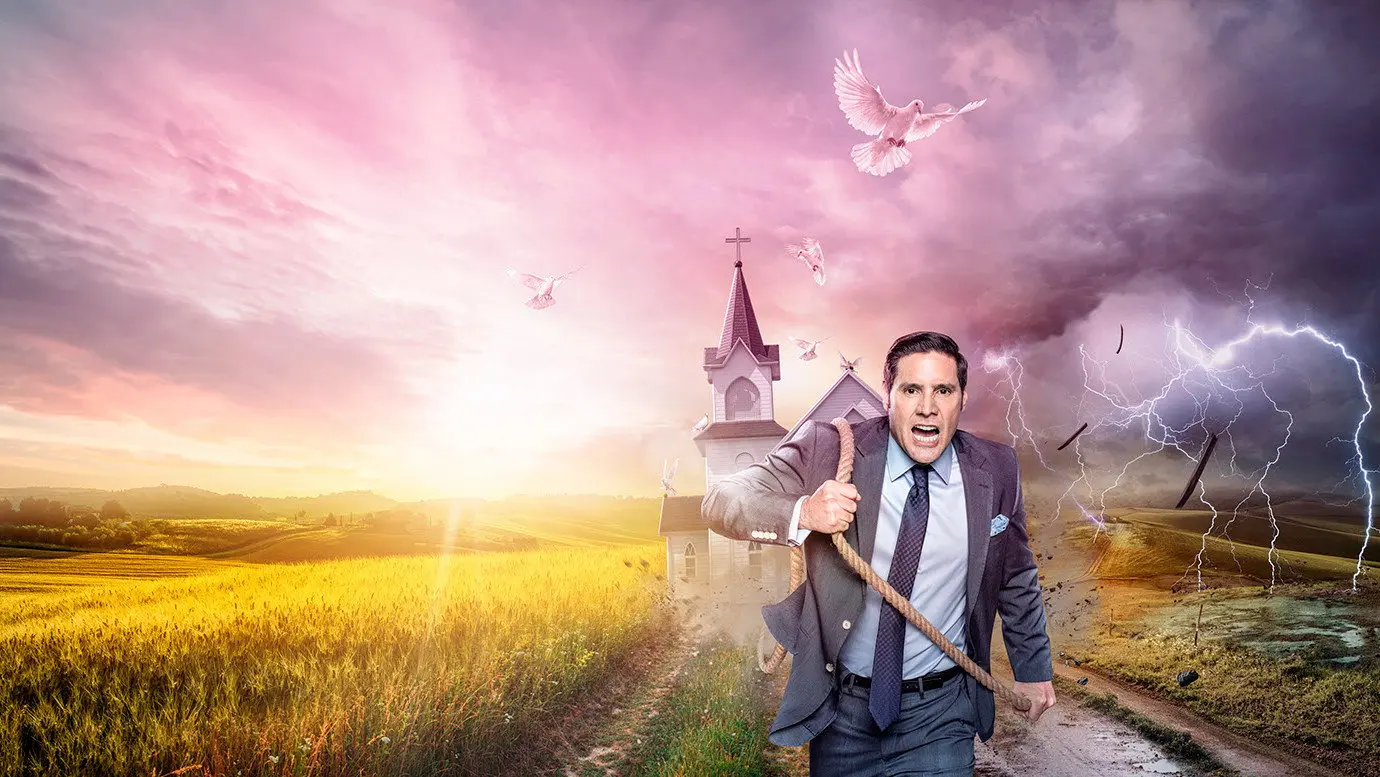 Contra viento y marea backdrop