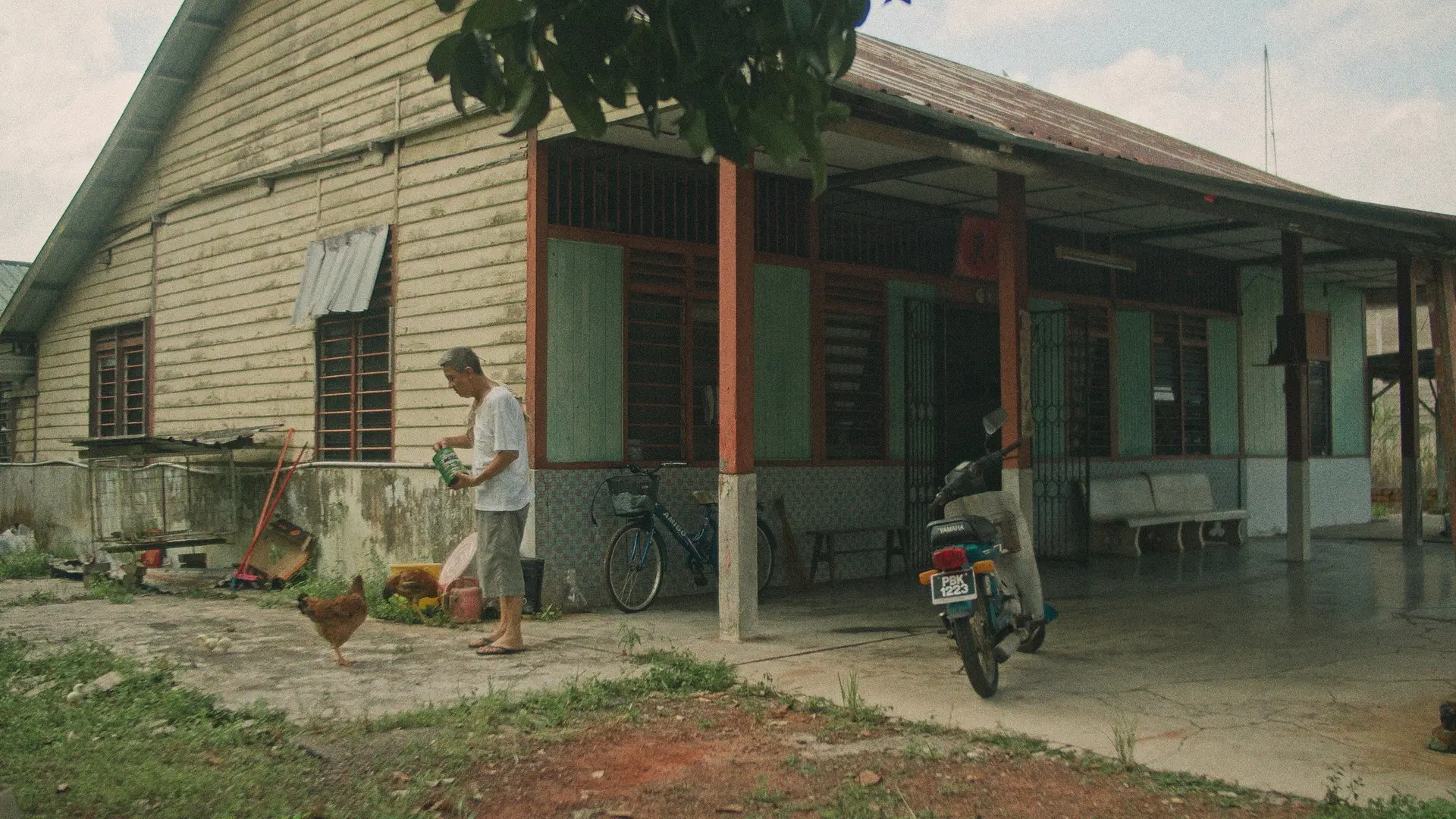 The Manggis in Ah Gong's Hands backdrop