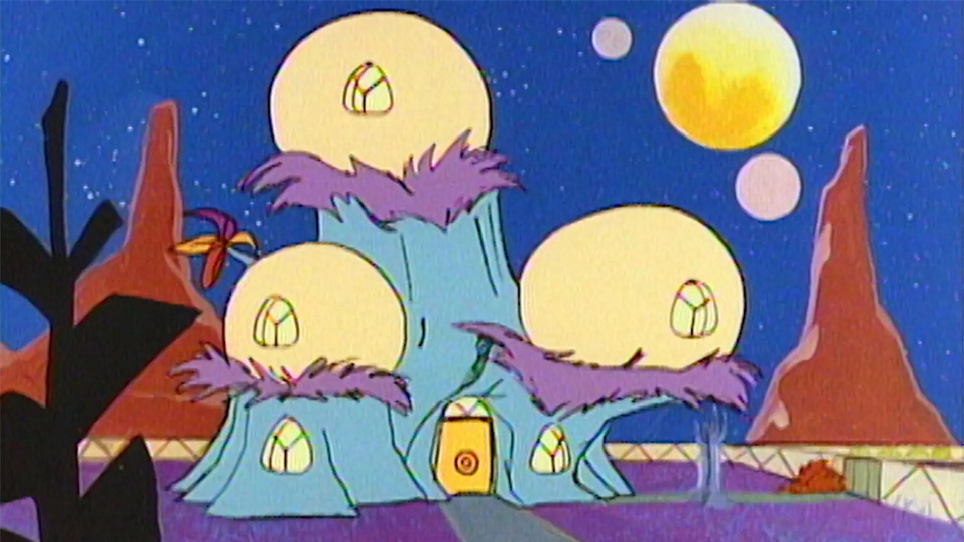 Aliens Next Door backdrop