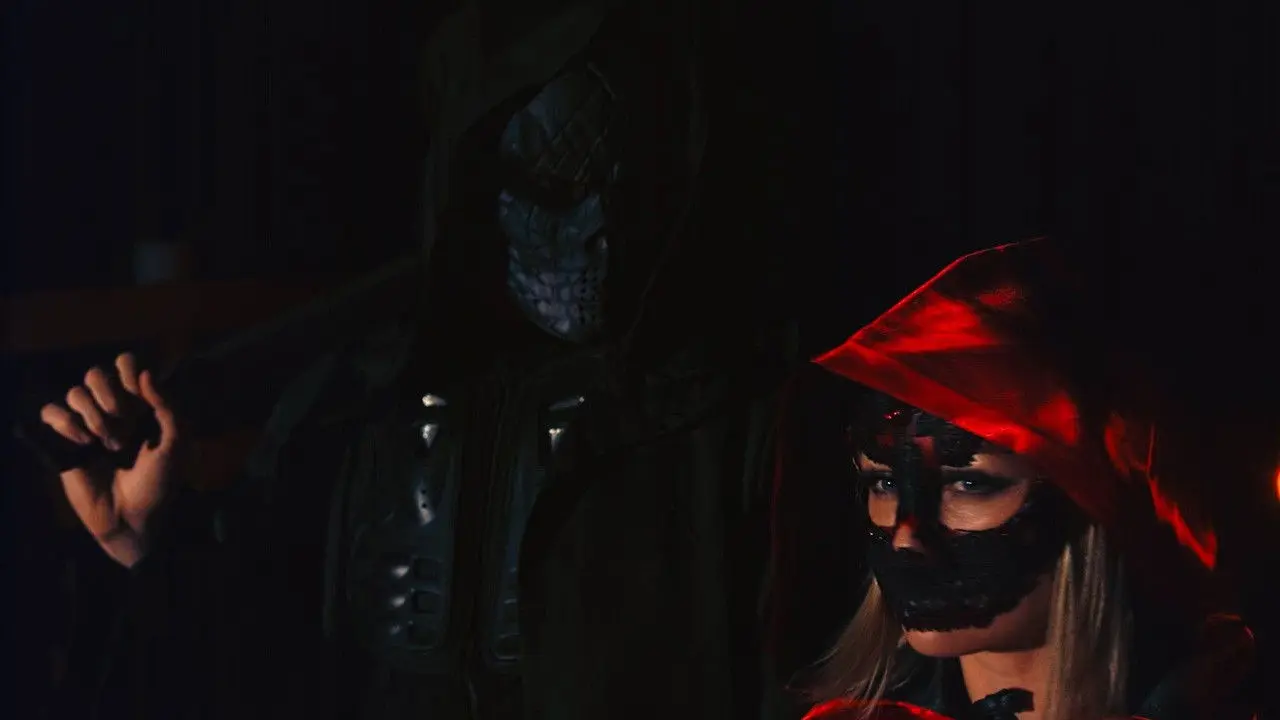 Blood, White & Blue backdrop