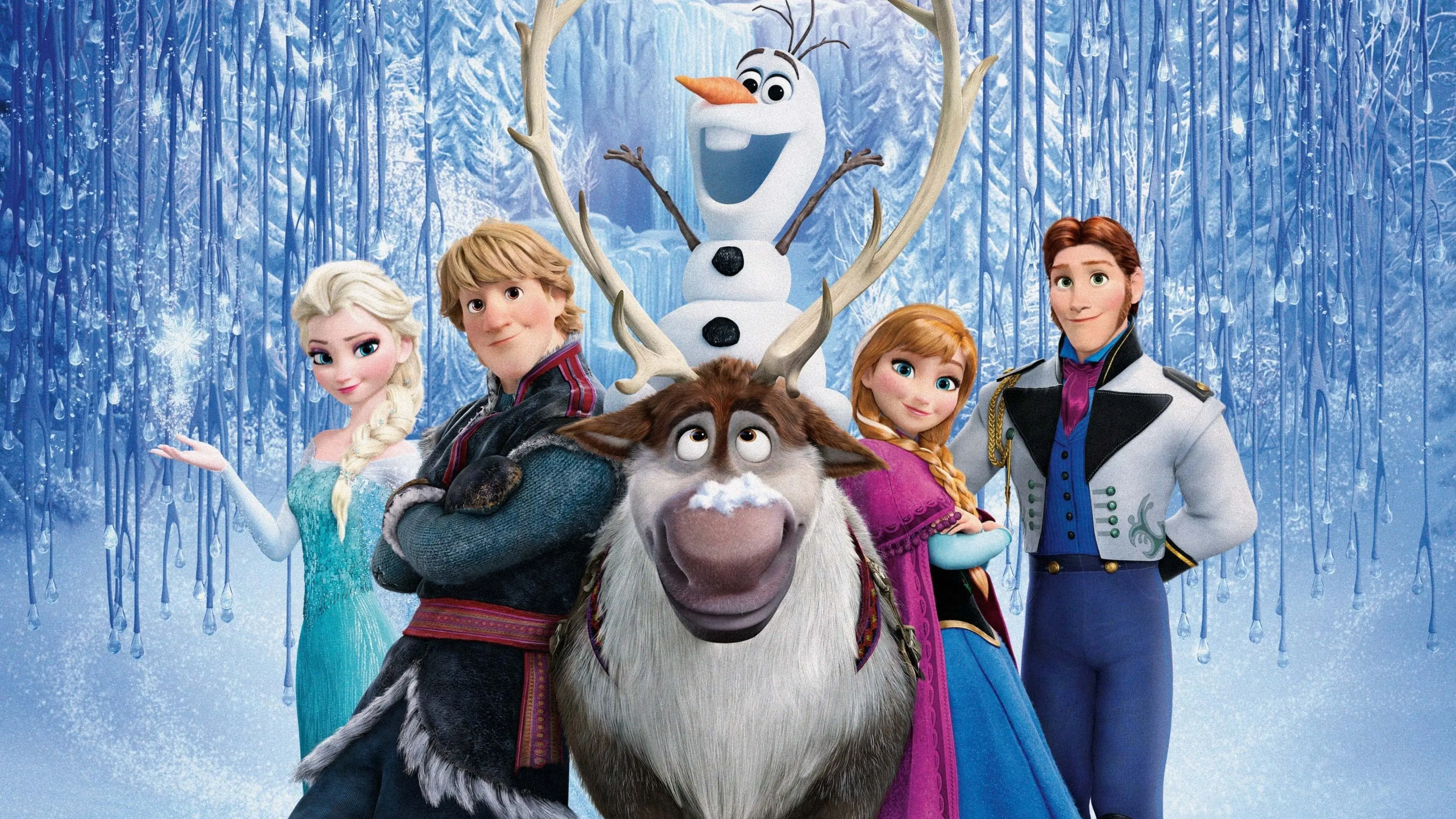 Frozen backdrop