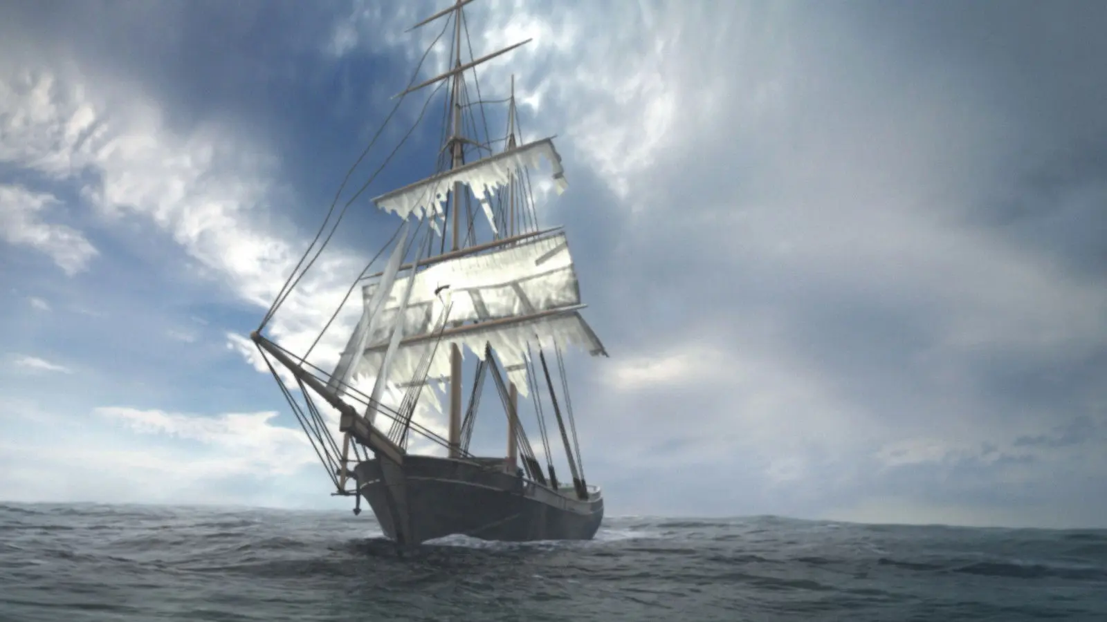 The True Story of the Mary Celeste backdrop