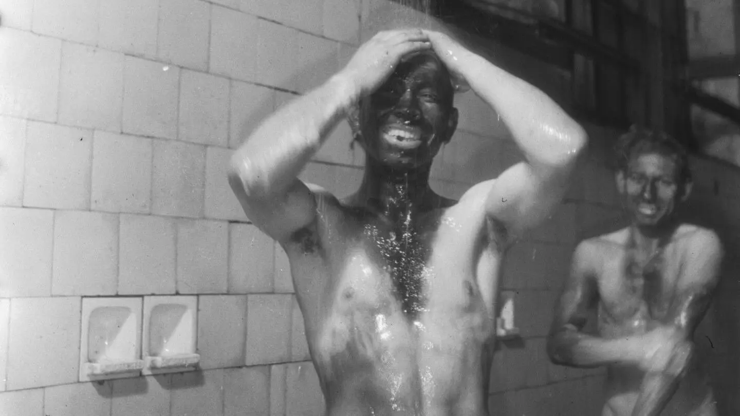 Het stof daalt backdrop