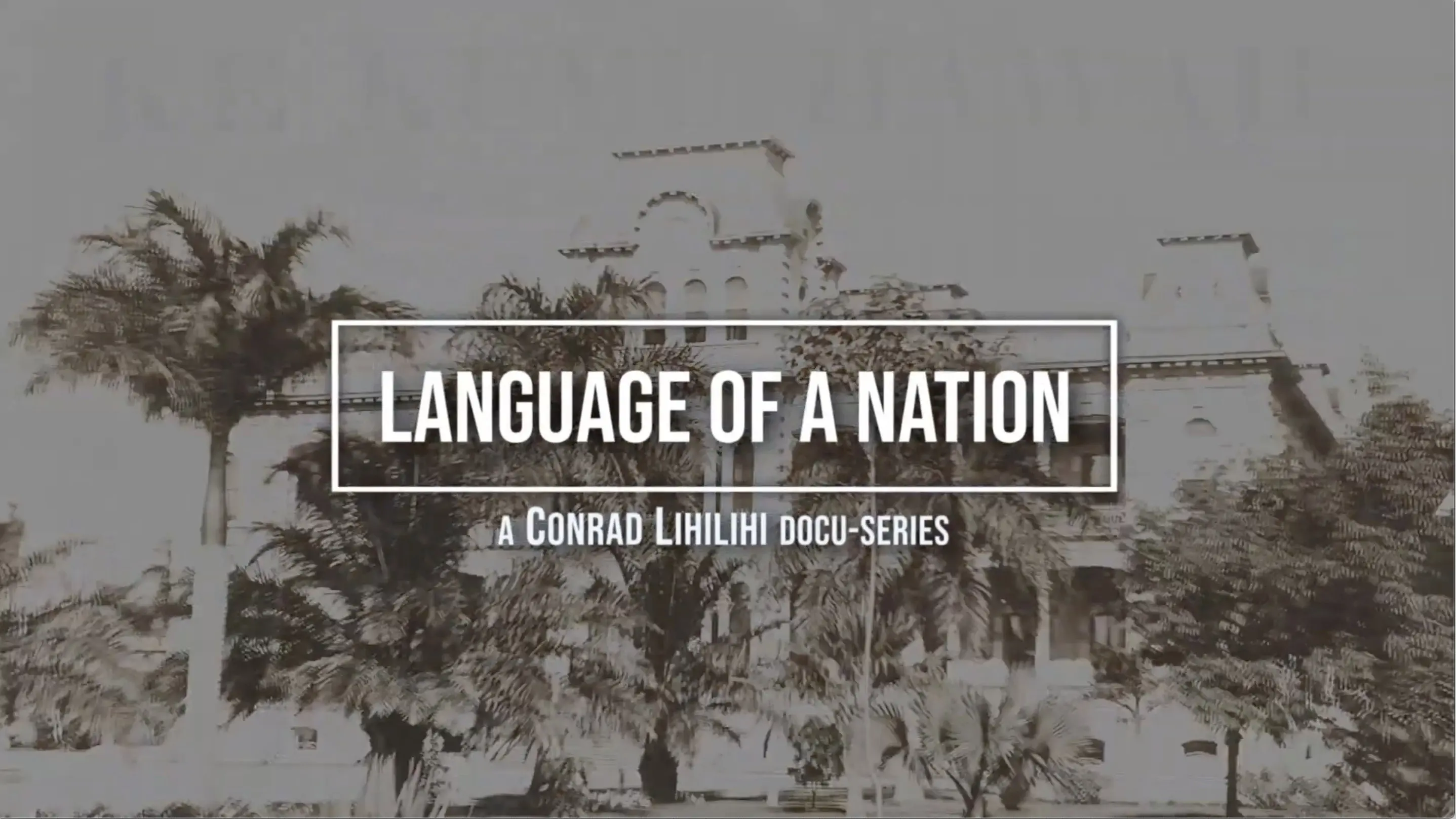 Language of a Nation backdrop