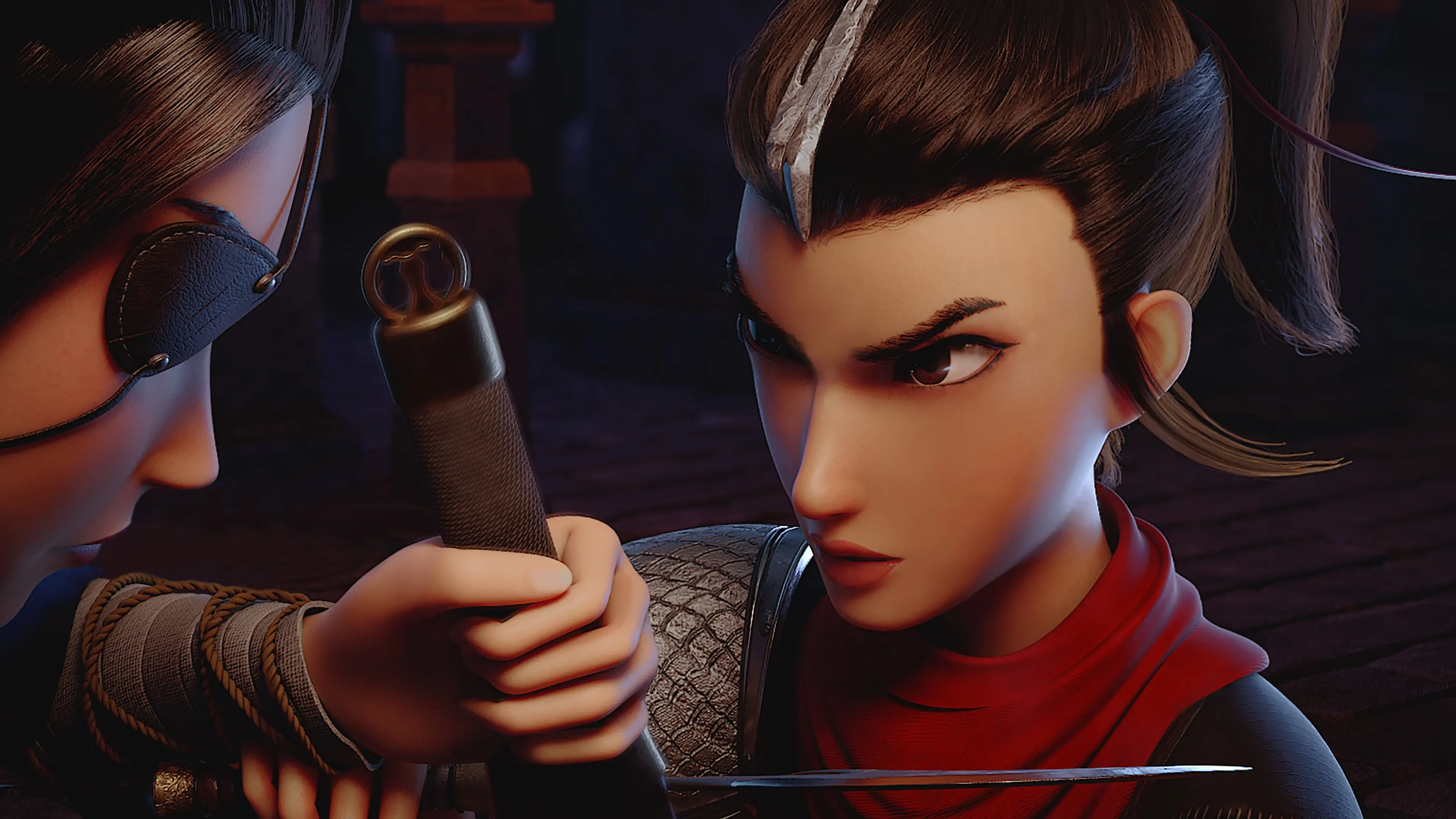 Mulan: Princess Warrior backdrop