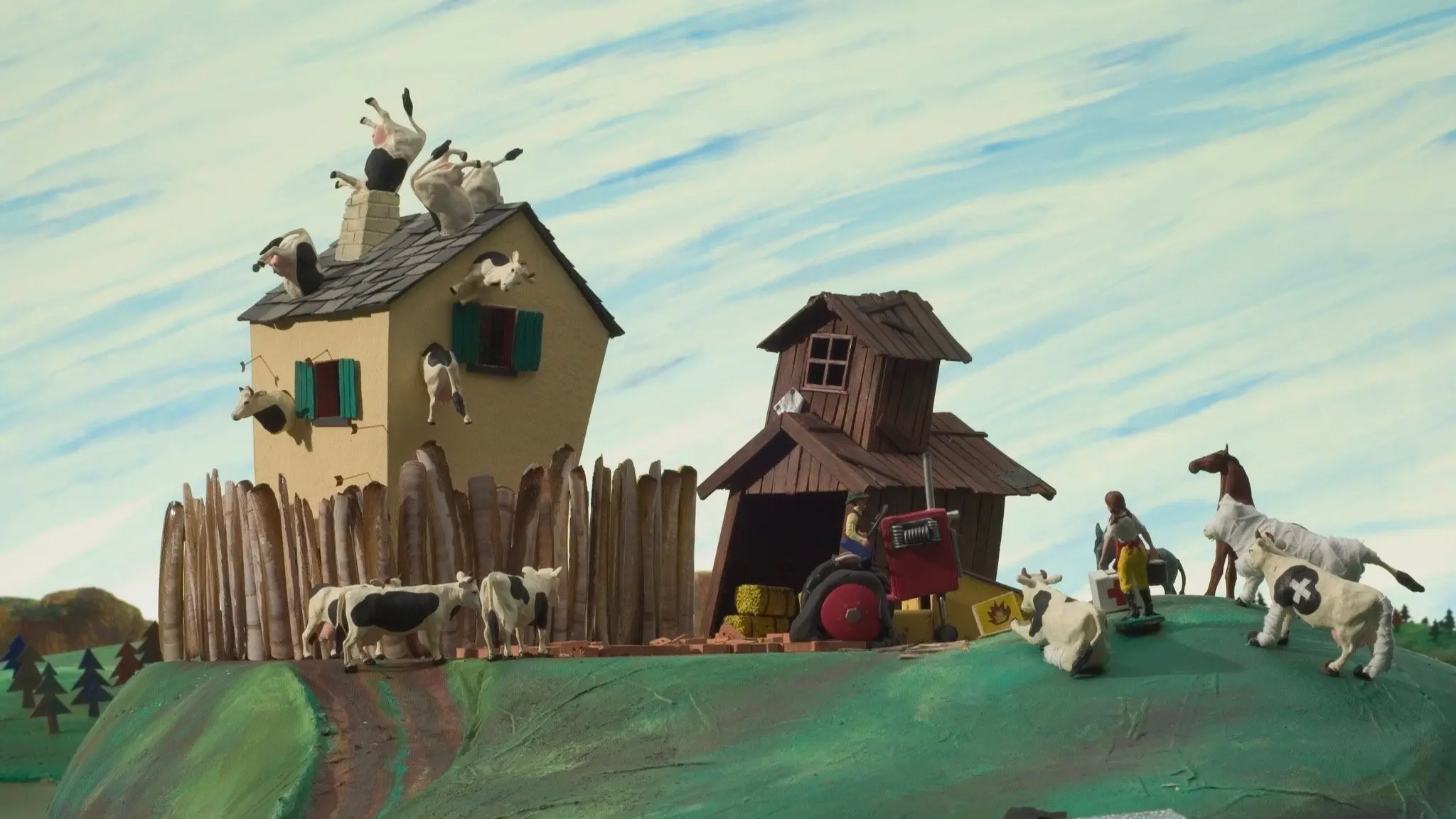 A Town Called Panic backdrop