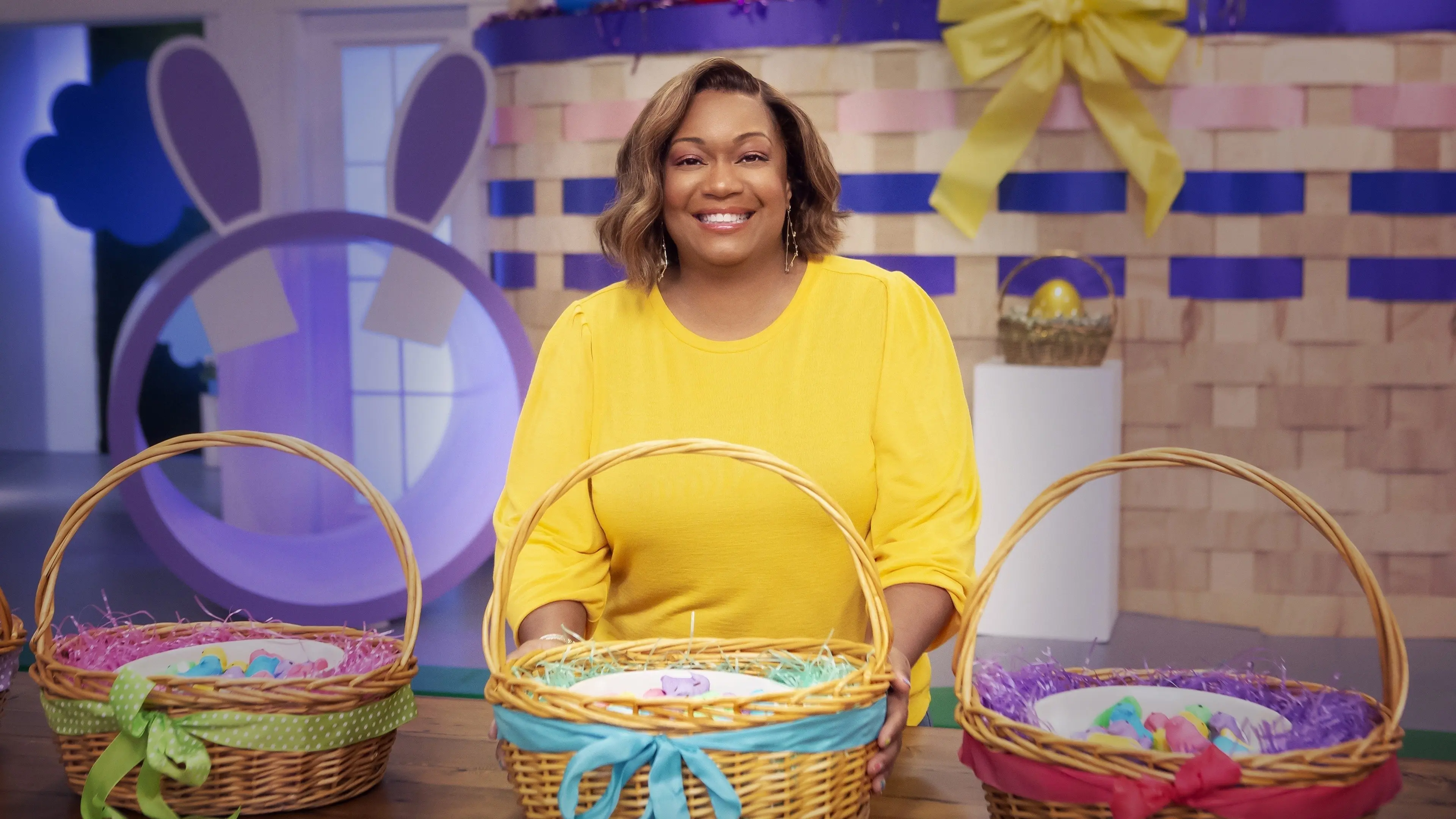 Easter Basket Challenge backdrop