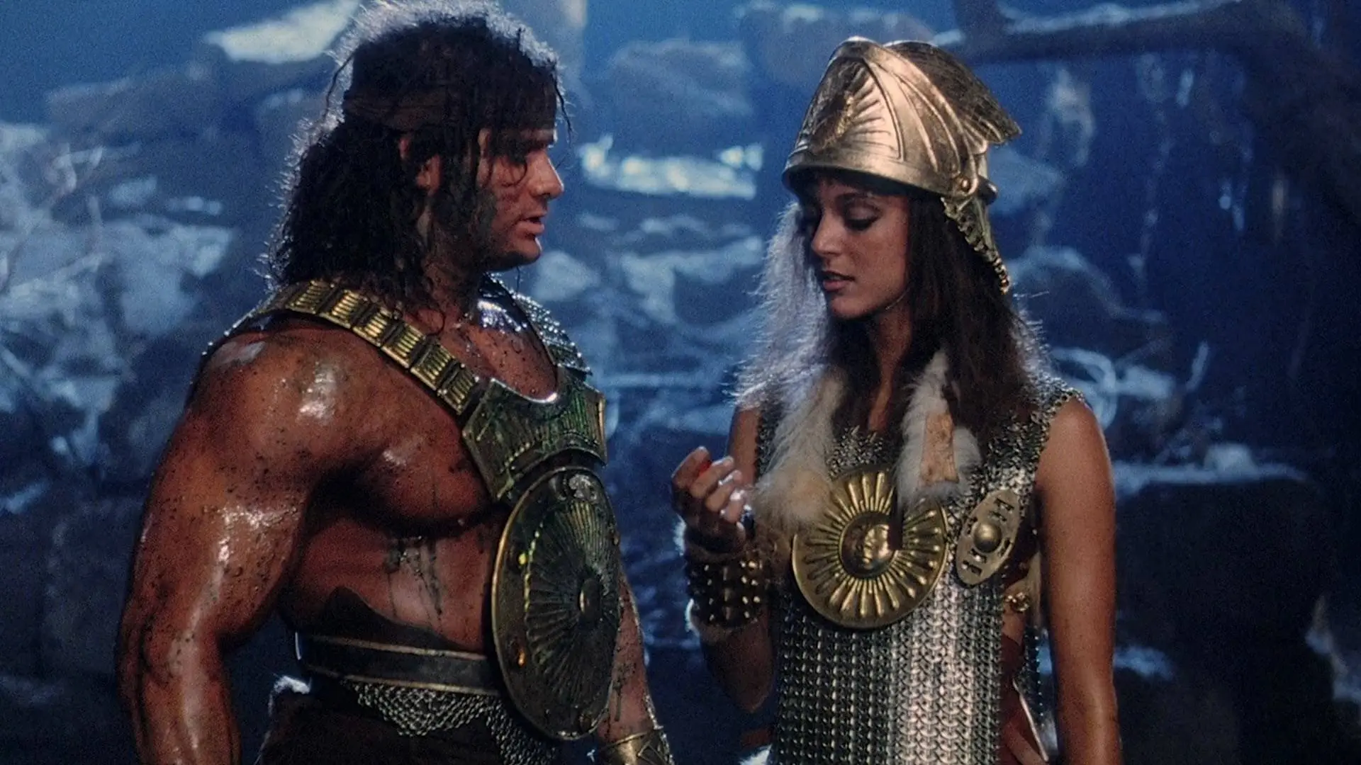 The Barbarians backdrop