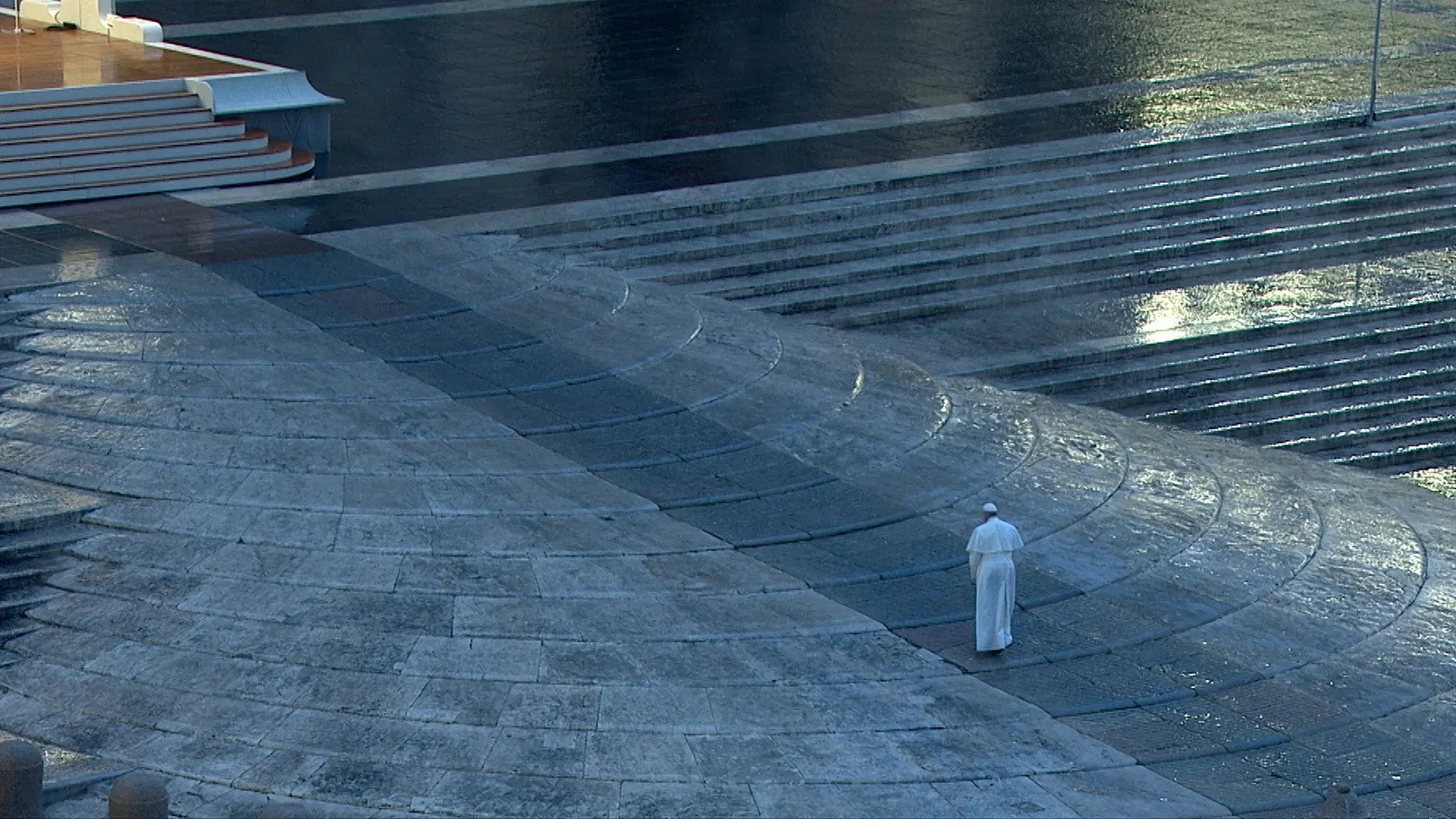 In Viaggio: The Travels of Pope Francis backdrop